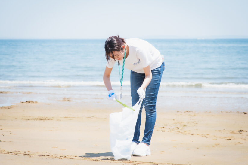 みえの海やに！凪の視界良好～春の海ごみゼロウィーク～