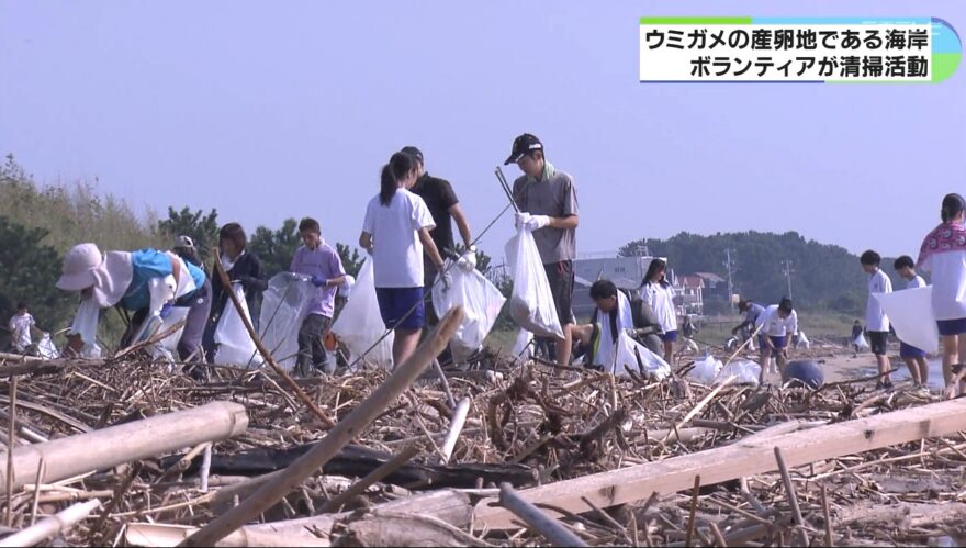 みえの海やに！～秋の海岸清掃～